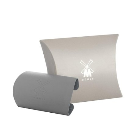 MÜHLE Safety Razor Blade Guard for Open & Closed Comb Double Edge Safety Razors with Travel Case and Holder