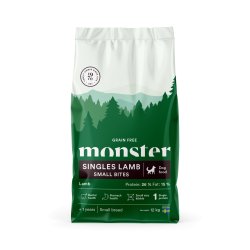 Monster Pet Food - Dog Grain Free Singles Lamb Small Bites - 12 kg