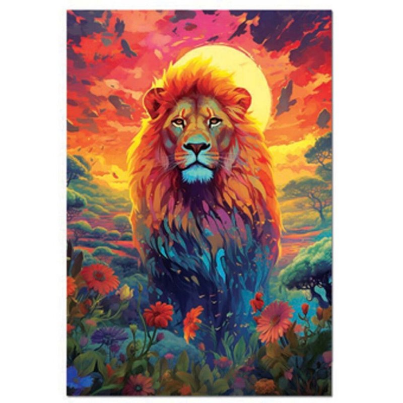 Educa - 500 pcs, Majestic Lion Stare (80-20261)