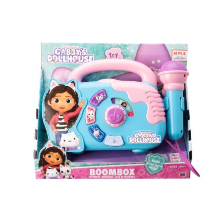 Gabby’s Dollhouse - Boombox with Microphone, Lights and Sound (90401)