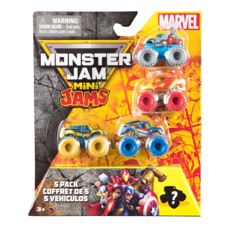 Monster Jam Mini Jams Marvel 5 Pack (6075434)