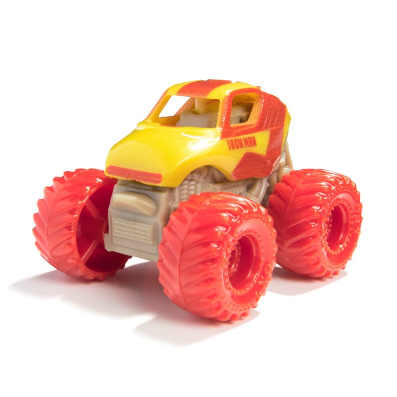 Monster Jam Marvel, Coffret de 5 mini-monster trucks officiels à collectionner à l'échelle 1:87, jouets surprises