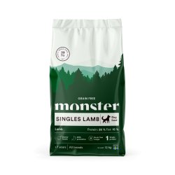 Monster Pet Food - Dog Grain Free Singles - Lamb - 12 kg