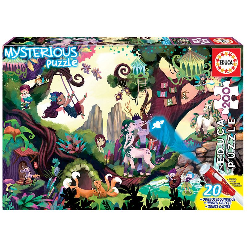 Educa - 200 pcs, Mysterious Puzzle Junior (80-18612)
