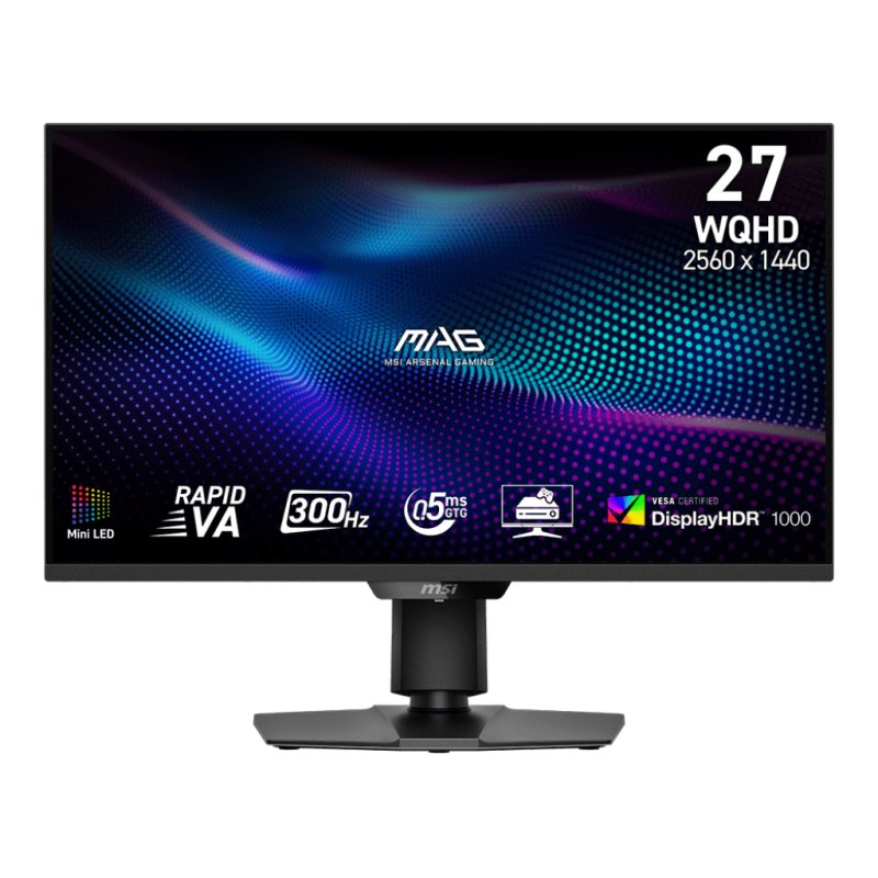 MAG 274QPFDE X30MV (68.6 cm (27 Zoll), schwarz, QHD, Rapid-VA, DP, HDMI, Mini-LED, 300Hz Panel)