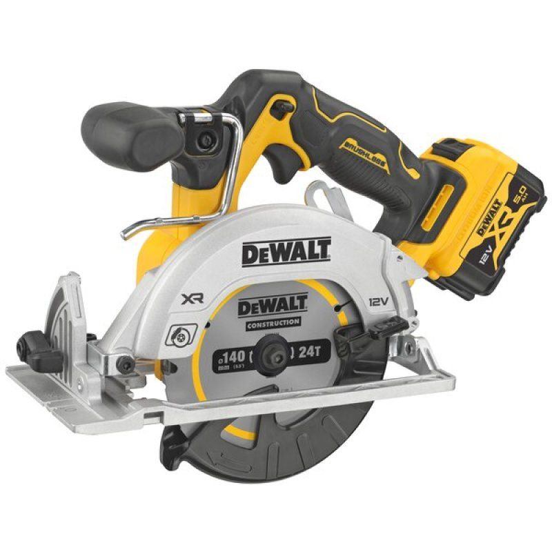 DeWALT DCS512P2-QW portable circular saw 14 cm Black, Yellow 3600 RPM