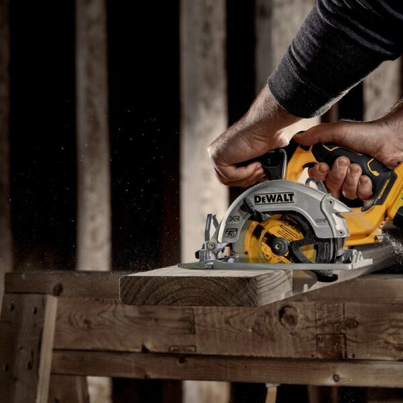 DeWALT DCS512P2-QW portable circular saw 14 cm Black, Yellow 3600 RPM