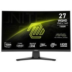 MSI MAG 275CQFDE E18 computer monitor 68.6 cm (27") 2560 x 1440 pixels Wide Quad HD Black