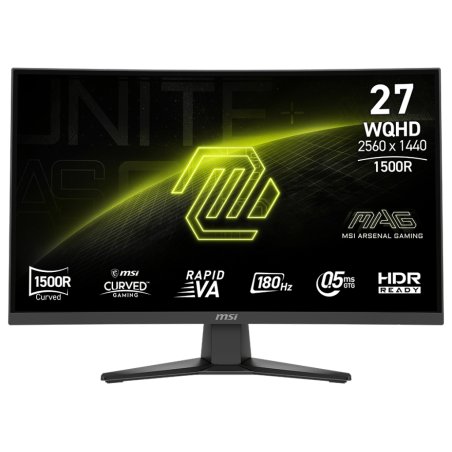 MSI MAG 275CQFDE E18 écran plat de PC 68,6 cm (27") 2560 x 1440 pixels Wide Quad HD Noir