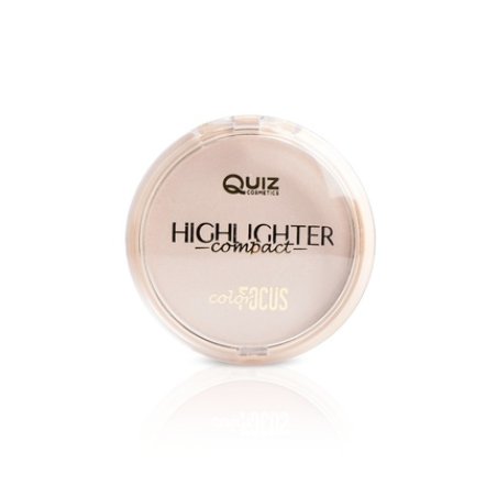 Quiz Cosmetics Color Focus Highlighter Powder Enriched With Vitamin E N01 Pink 10g