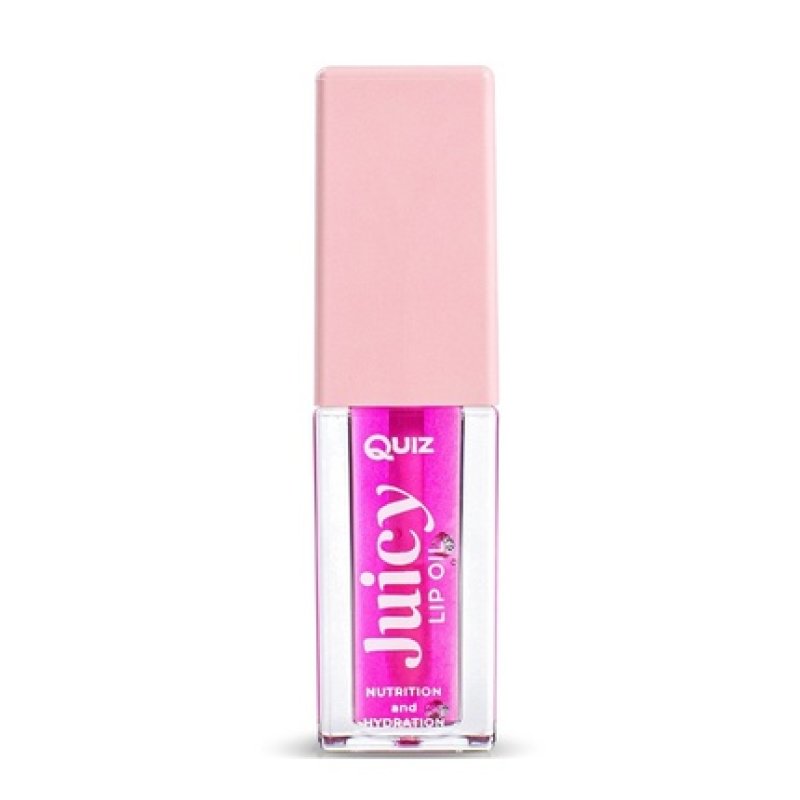 Quiz Cosmetics Juicy Lip Oil Vegan Lip Oil Bright Rose 5ml