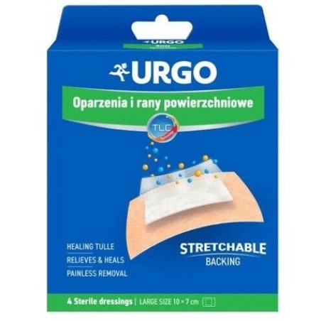 Urgo Wound and Burn Plasters Waterproof - Pack of 4