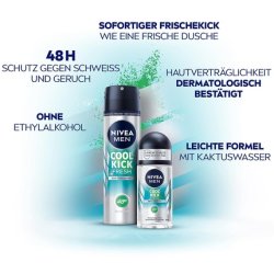 NIVEA MEN Cool Kick Fresh Deodorant Spray 150ml