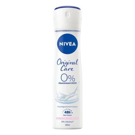NIVEA Original Care 0% Deodorant Spray 150ml