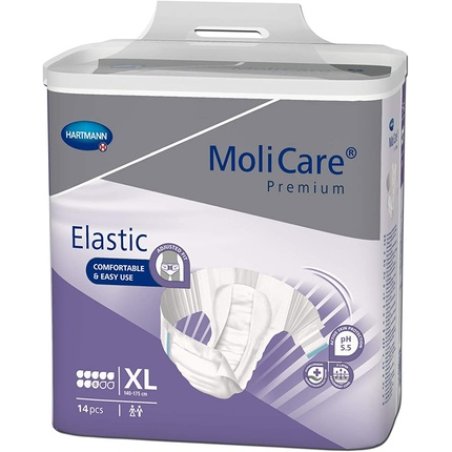 MoliCare Premium Elastic Disposable Underwear for Women and Men with Incontinence Size XL 14 Pack