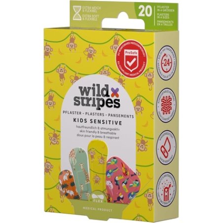 Wild Stripes Children's Jungle Vibe Stylish Plaster Set