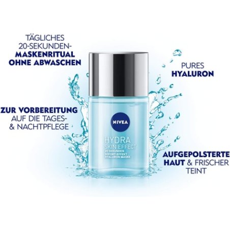 NIVEA Hydra Skin Effect 20 Seconds Instant Effect Hyaluronic Mask 100ml