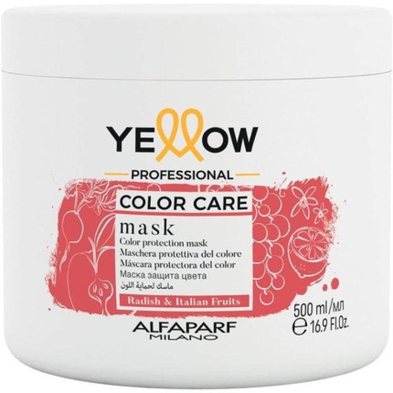 Yellow Professional Color Care Mask 500ml Colorsafe Deep Conditioning