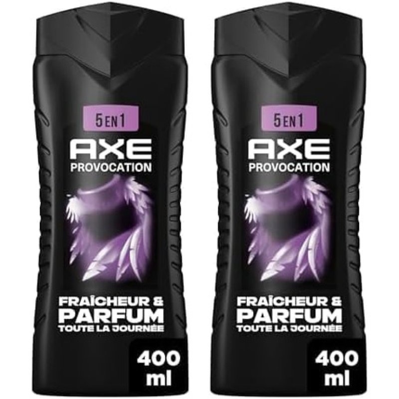 Axee 5-in-1 Men's Shower Gel Provocation 24h Moisturizing with 87 Ingredients