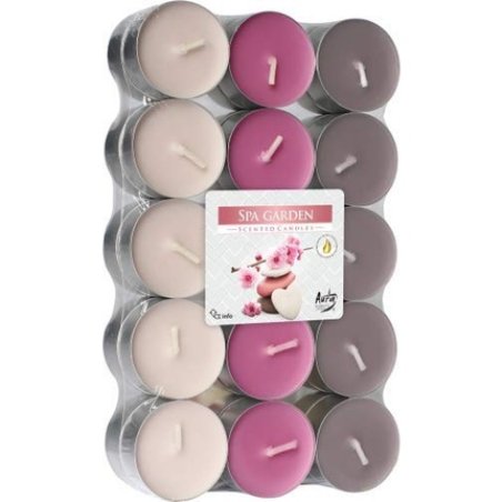 30 Pack Scented Tealights - SPA Garden Scent