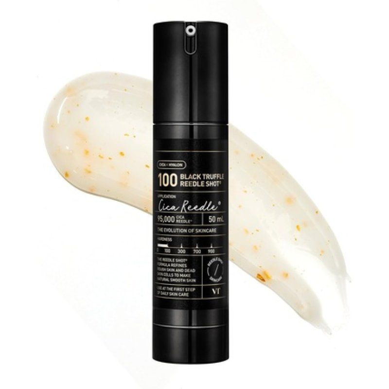 STOCK20 EN COURS DE LIVRAISON-Vt Cosmetics Black Truffle Reedle Shot 100 Spicule Microneedling Exosome Serum