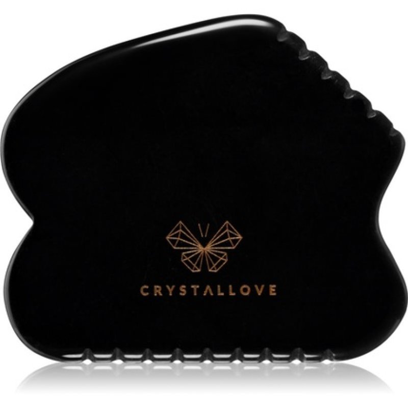 Crystallove Black Obsidian Contour Gua Sha - 1 piece