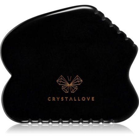 Crystallove Black Obsidian Contour Gua Sha - 1 piece