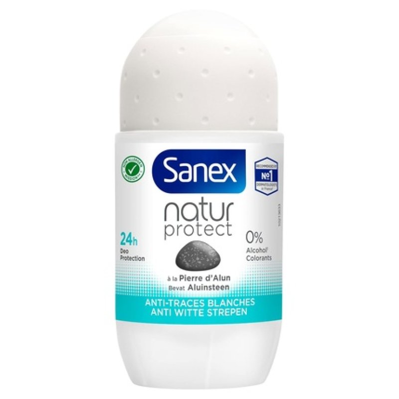 Sanex Deodorant Roll-On Natural Protection Antistain 50ml