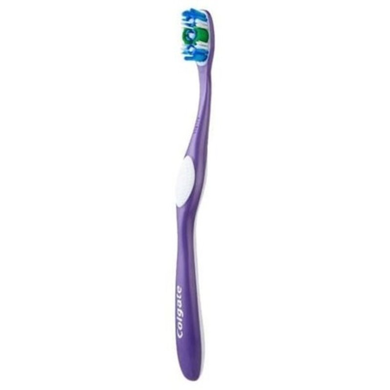 Colgate 360 Deep Clean Medium Toothbrush Purple Medium 1 Piece