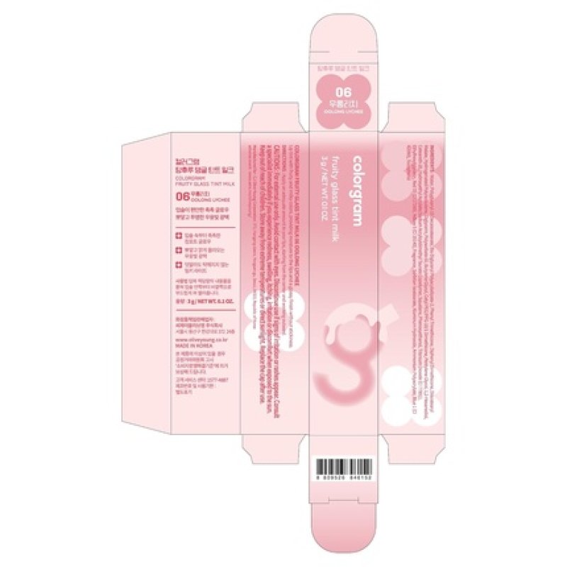 Colorgram Fruity Glass Tint Milk 06 Oolong Lychee