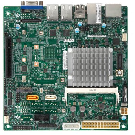 Supermicro Mainboard A2SAV-L mini-ITX Atom x5-E3940 (4C/4T) 1.6 GHz Bulk
