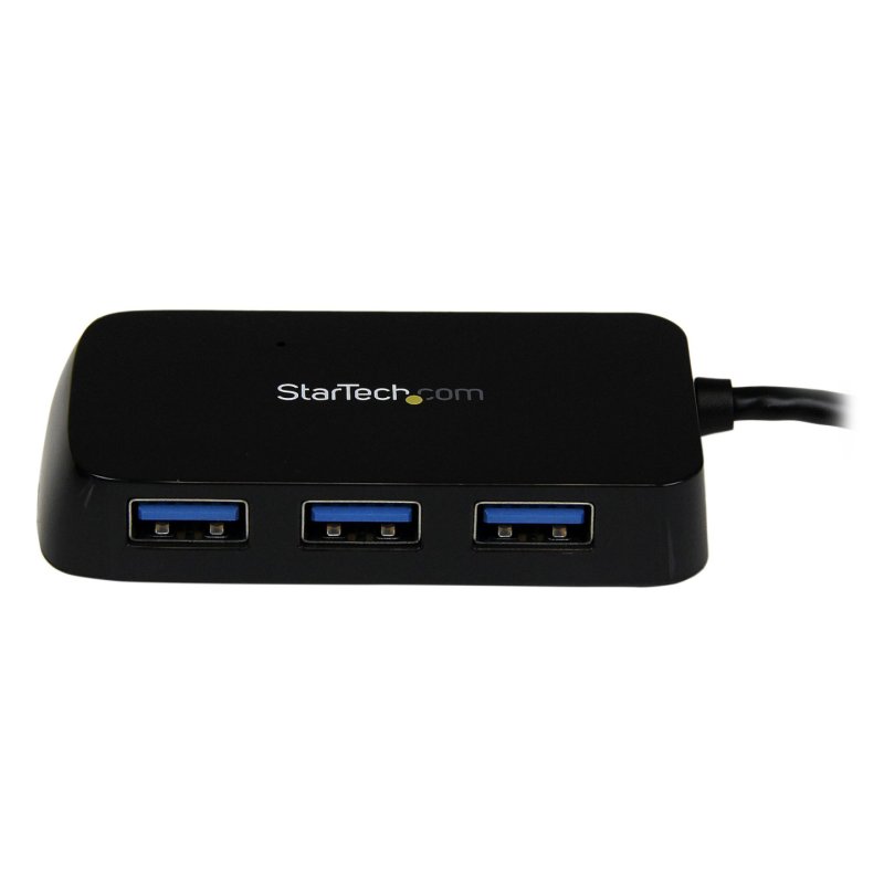 StarTech.com Hub USB 3.0 (5Gbps) à 4 ports avec câble intégré - Noir