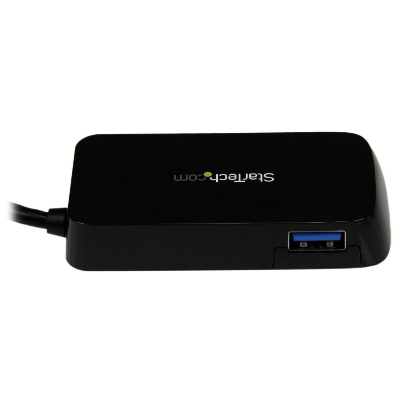 StarTech.com Hub USB 3.0 (5Gbps) à 4 ports avec câble intégré - Noir