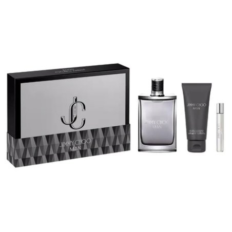 Jimmy Choo Man Eau De Toilette Set - 100ml 7.5ml Shower Gel 100ml