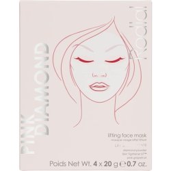 Rodial Pink Diamond Lifting Face Sheet Mask with Diamond Powder and Vitamin C - Pack of 4 Sachets