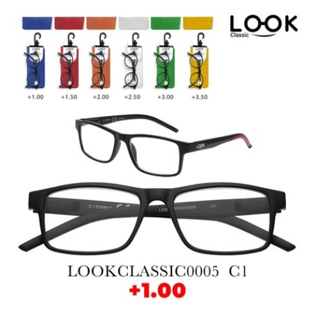 Look Optics Look Classic 0005 C1 1.00 Classic Glasses