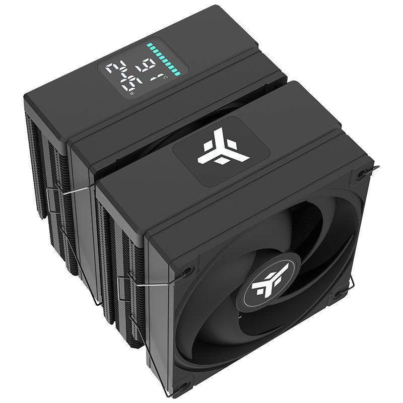 itek ICY-6HAT Processor Hybrid cooler 12 cm Black