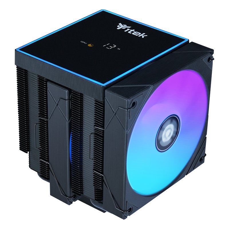 Ventilateur processeur iTek ICY-6HATP RGB (Noir)