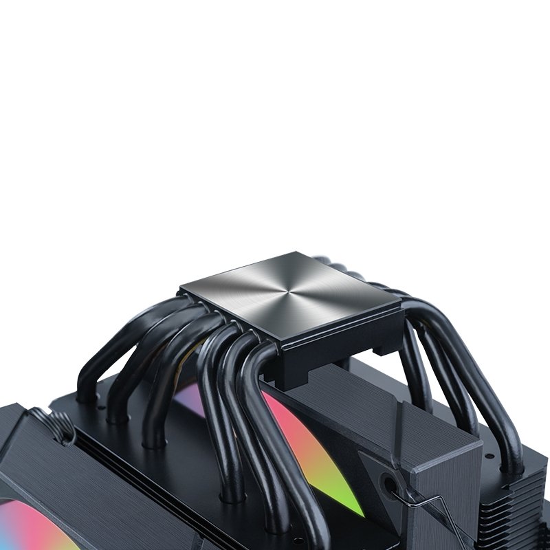 itek ICY-6HATP Processeur Refroidisseur hybride 12 cm Noir