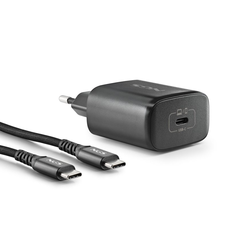 Chargeur secteur NGS Bud 1x USB-C 45W (Noir)