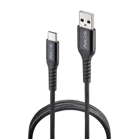 NGS KNOT-AC USB cable USB 2.0 2 m USB A USB C Black