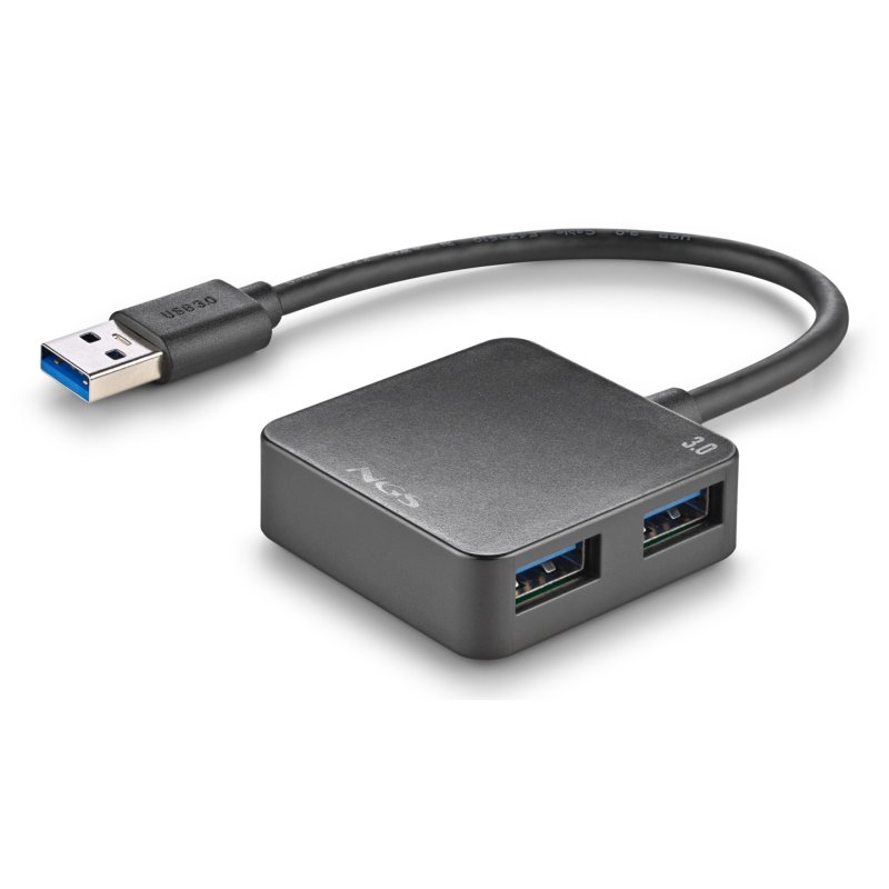 NGS IHUB 3.0 TINY USB 3.2 Gen 1 (3.1 Gen 1) Type-A 5000 Mbit/s Noir