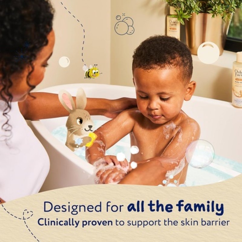 Childs Farm Oatderma Body Wash Fragrance Free Soothing Face and Shower Gel
