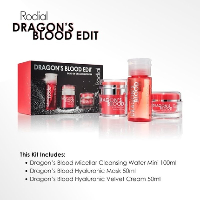 Rodial Dragon's Blood Edit Complete Skincare Kit with Dragon's Blood Micellar