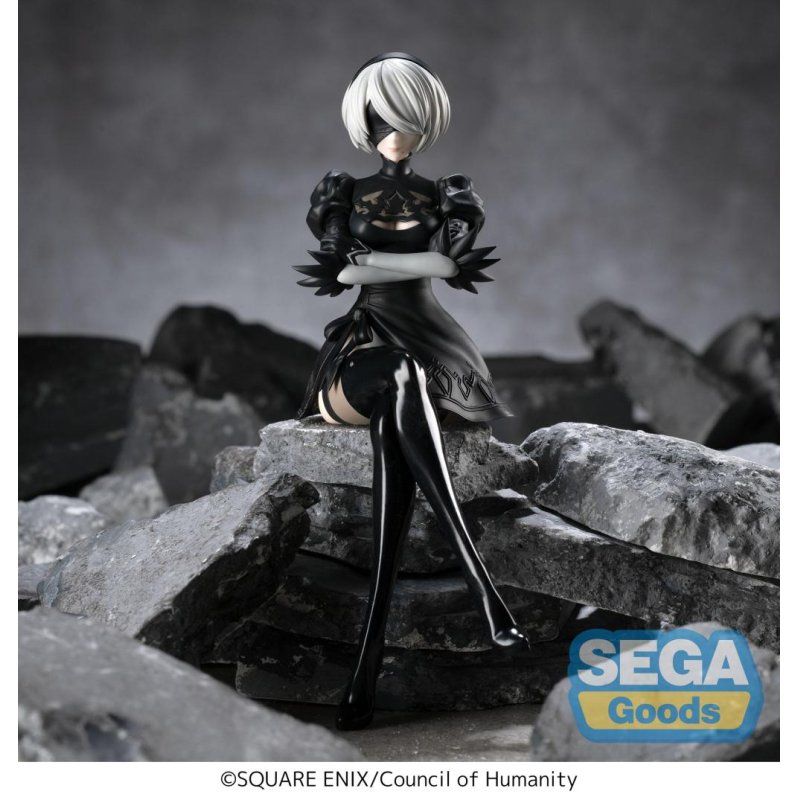 NIER AUTOMATA VER 1.1A - 2B - Statuette PM Perching 13cm