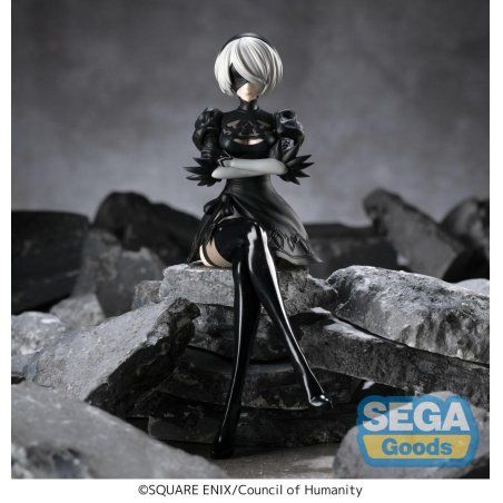NIER AUTOMATA VER 1.1A - 2B - Statuette PM Perching 13cm