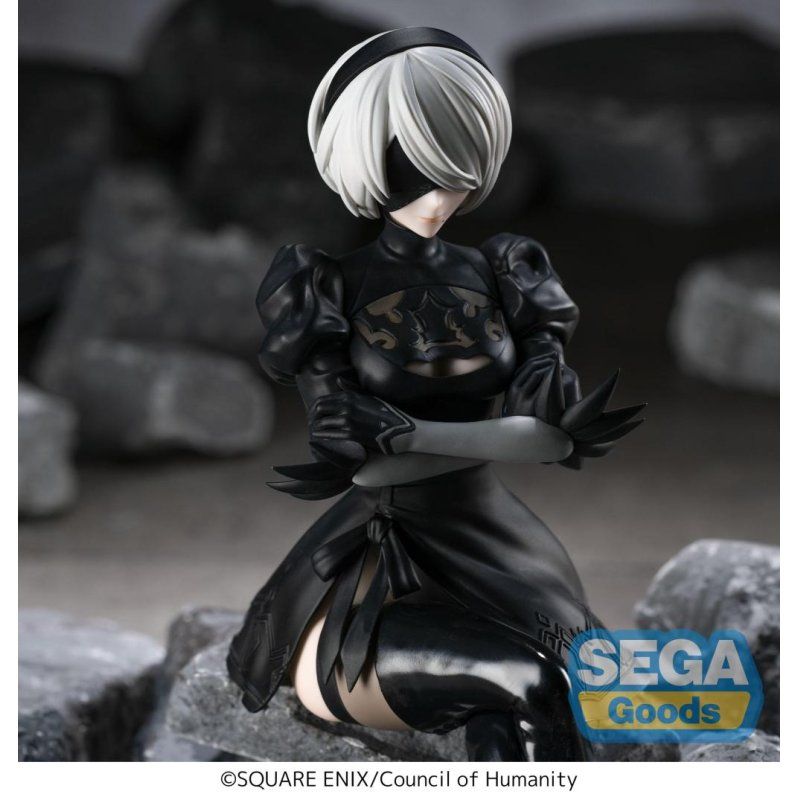 NIER AUTOMATA VER 1.1A - 2B - Statuette PM Perching 13cm
