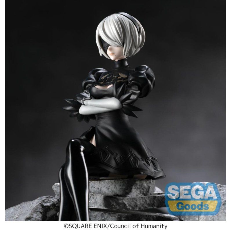 NIER AUTOMATA VER 1.1A - 2B - Statuette PM Perching 13cm