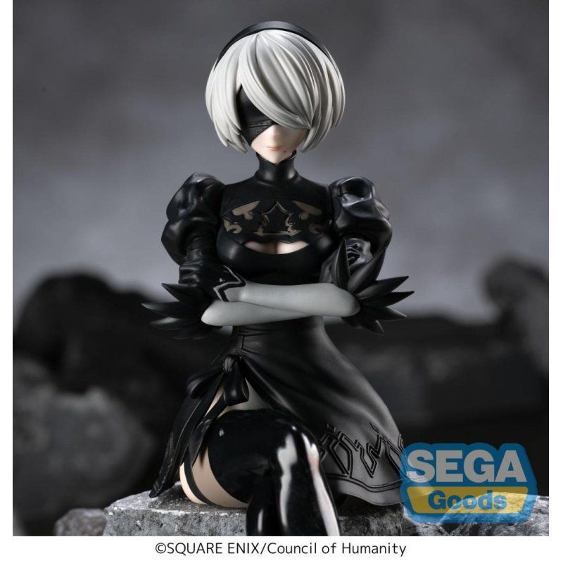 NIER AUTOMATA VER 1.1A - 2B - Statuette PM Perching 13cm