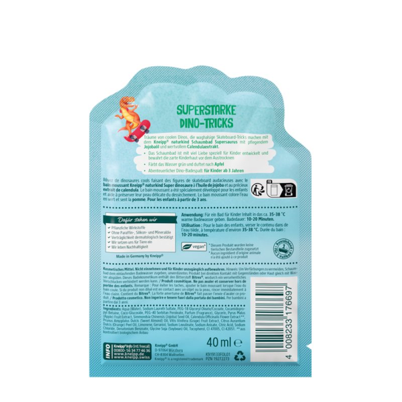 Kneipp 919333 Bain à bulles pour bébé